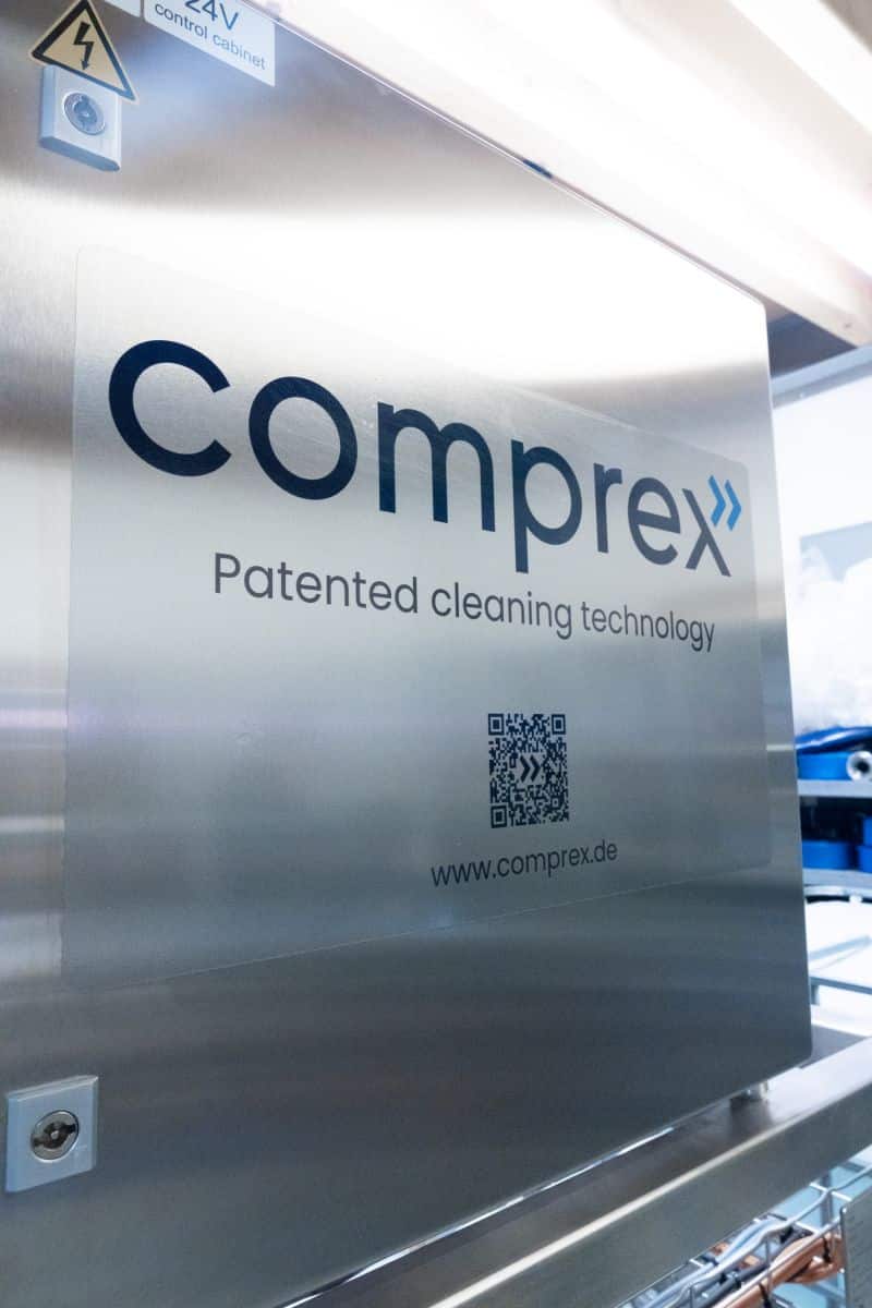 Patentierte Comprex-Reinigungstechnologie.